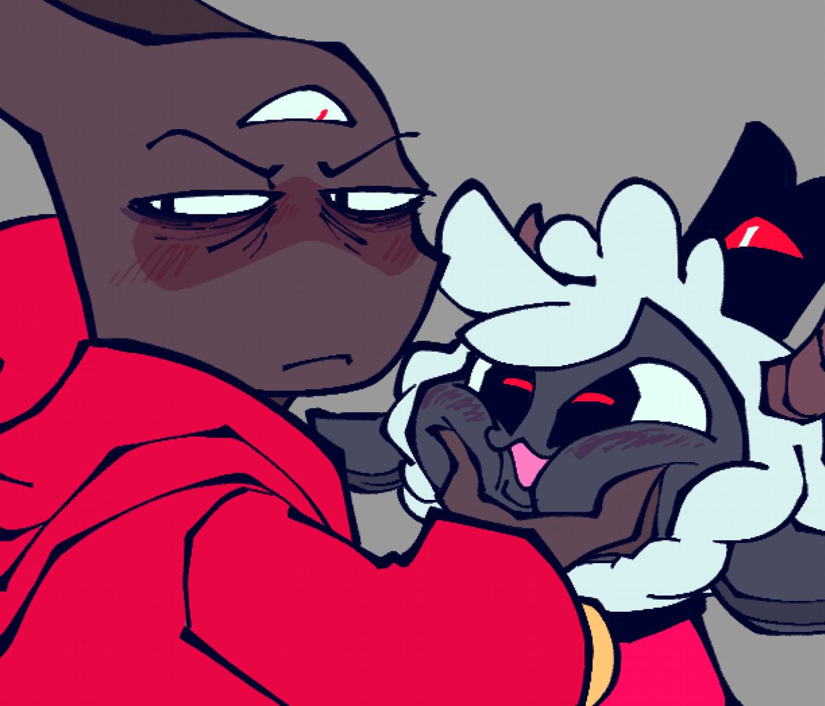 WIPing another NariLamb thing before I dive myself to alot of workload. Have some squishy lover cheeks for now