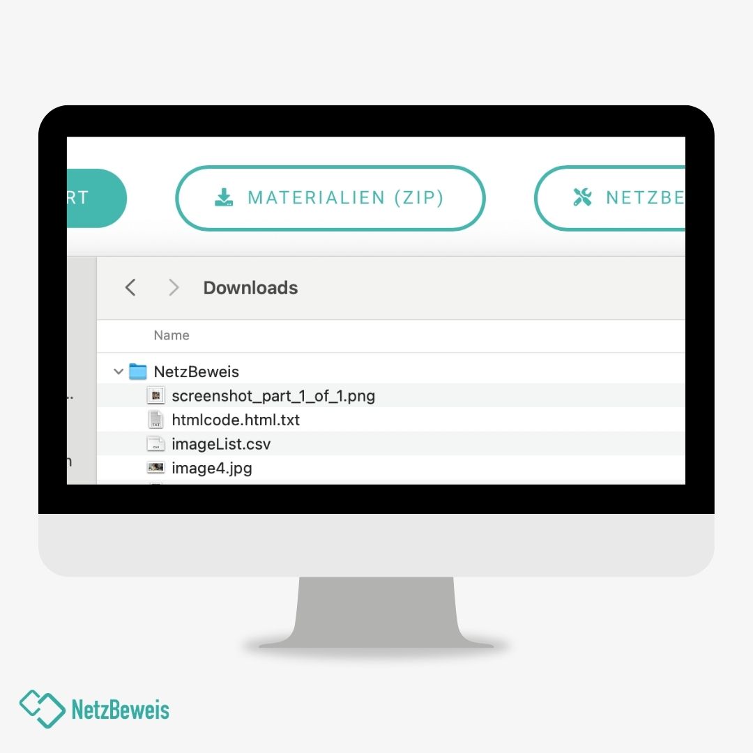 Beim Download des NetzBeweis Reports gibt es jetzt für Nutzer der Browser Extension auch die Möglichkeit, Materialien herunterzuladen.

Den Hash-Wert der ZIP Datei finden Sie am NetzBeweis Report bei der Signatur!

Für eine Demo schreiben Sie eine E-Mail an info@netzbeweis.com
