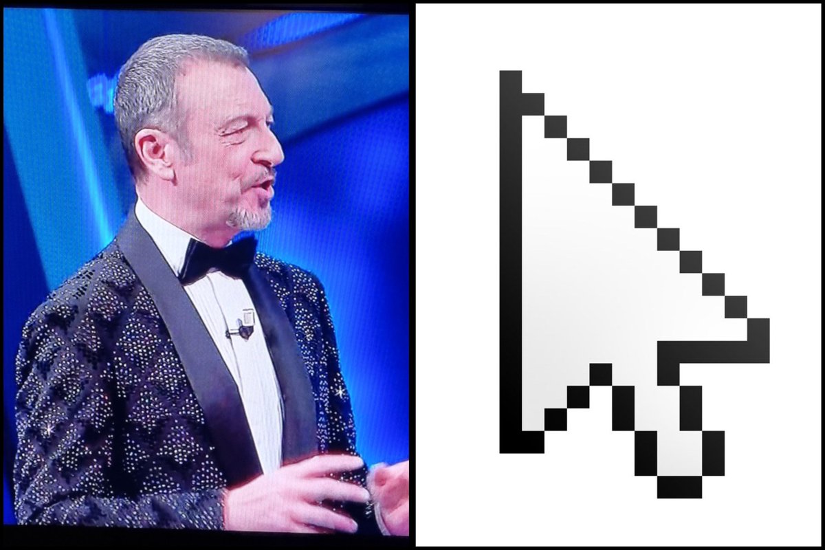 Windows vive nella giacca di Amadeus.
#Sanremo2024