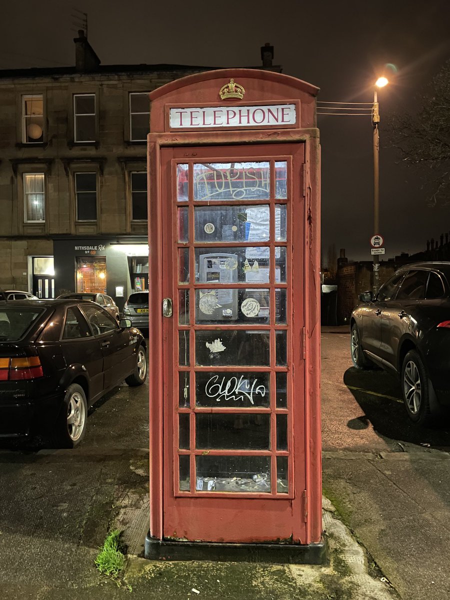 gortex2's tweet image. It’s old and battered and broken. But I still love it. #phonebox.