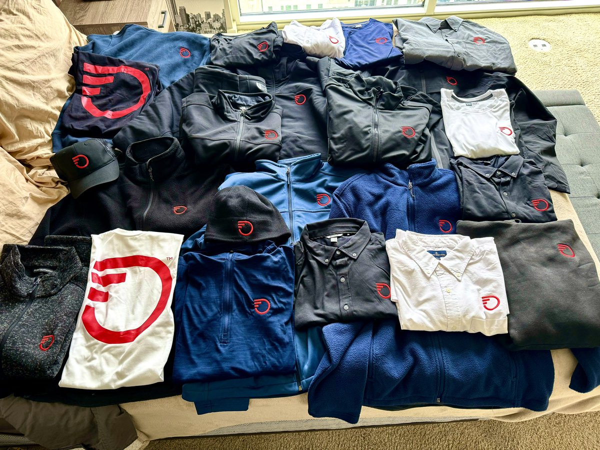 Wow!  My shipment of Frontier Communications gear arrived today.  Now I’m suited and booted ready to hit the field and dominate just like the growth of our fastest growing fiber network! ⚡️ ⚡️⚡️💪🏾❤️💯