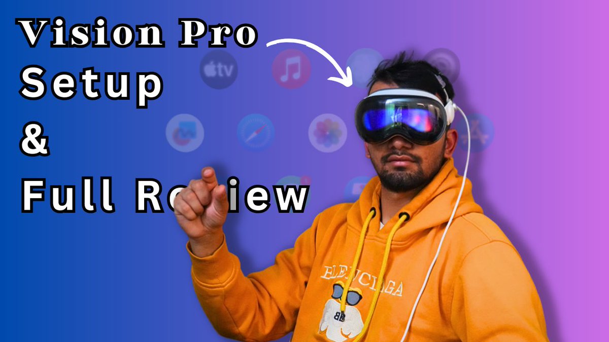 Himal__pok's tweet photo. Apple Vision Pro: Setup &amp; Full Review | Engineering Marvel But.....
https://t.co/W4g6xA13bZ
Here’s my take on Apple Vision Pro after using it more almost 4 days !! https://t.co/wqrqRTXsUw