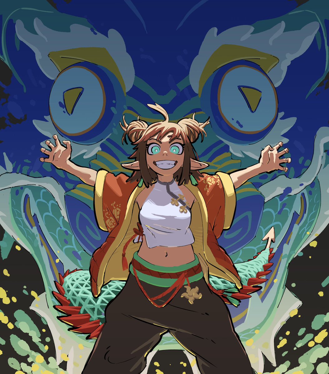 Happy chinese new year ! 🐉
+ ANNONCE 🇫🇷

🇫🇷J’suis de retour (après quelques mois d’absence) 
pour vous annoncer que mon prochain projet manga sera édité en france !

J’vous tiens au courant dès que je peux vous en dire plus !

Bonne année du dragon !
