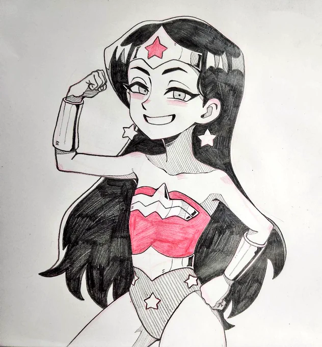 Wonder Woman, a young child I happened to see while passing by!
