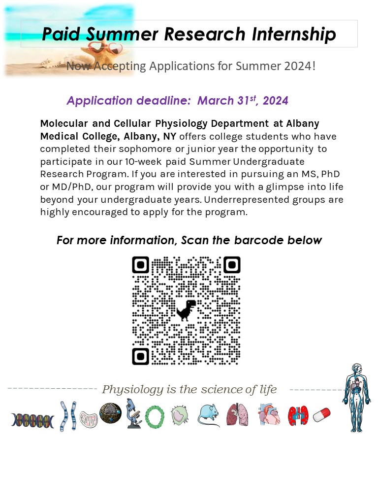 Albany Med MCP π§«π¬π§¬ (@albanymedmcp) on Twitter photo <a href="/AlbanyMedMCP/">Albany Med MCP π§«π¬π§¬</a> at Albany, NY offers college students who have completed their sophomore or junior year the opportunity to participate in our 10-week paid 2024 Summer Undergraduate Research Program. Deadline: March 31st, 2024 shorturl.at/uAM02 <a href="/AlbanyMedMCP/">Albany Med MCP π§«π¬π§¬</a> at Albany, NY offers college students who have completed their sophomore or junior year the opportunity to participate in our 10-week paid 2024 Summer Undergraduate Research Program. Deadline: March 31st, 2024 shorturl.at/uAM02