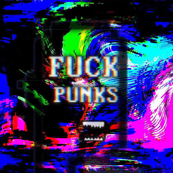 CliffGlitchard's tweet photo. Back when everyone wad making punk derivatives including myself I ended it with a small project called  Fuck Punks minted 27 sold 1 made alot of people chuckle that's a success in my eyes https://t.co/IzBU19DH1g