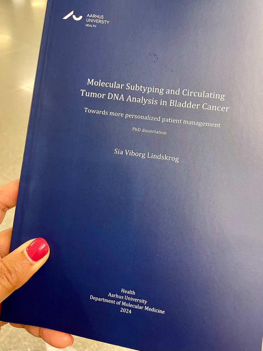 Madhuri Koti (@canimmun) on Twitter photo A memorable visit to Aarhus University!
Thanks Lars, <a href="/LDyrskjot/">Lars Dyrskjøt</a>! Enjoyed participating in the PhD defence of an amazing young scientist <a href="/SiaLindskrog/">Sia Viborg Lindskrog</a>! 👏👏
Learnt about many new exciting discoveries from the expanding UROMOL and meet with THE most happening bladder cancer group! A memorable visit to Aarhus University!
Thanks Lars, <a href="/LDyrskjot/">Lars Dyrskjøt</a>! Enjoyed participating in the PhD defence of an amazing young scientist <a href="/SiaLindskrog/">Sia Viborg Lindskrog</a>! 👏👏
Learnt about many new exciting discoveries from the expanding UROMOL and meet with THE most happening bladder cancer group!