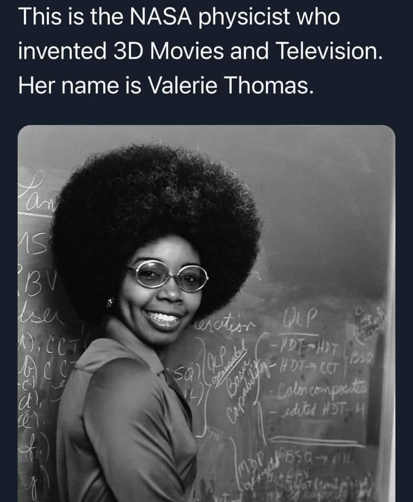 Valerie L. Thomas is an American data scientist and inventor. She invented the illusion transmitter, for which she received a patent in 1980. She was responsible for developing the digital media formats that image processing systems used in the early years of NASA's Landsat…