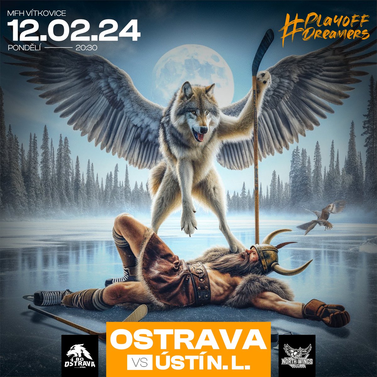 📷 | V pondělí 12.2. jdeme <a href="/HCNorthWings/">HC NORTH WINGS Ústí nad Labem</a>  ukrást jejich křídla!