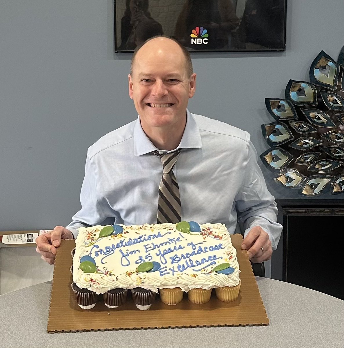 Congratulations to News Director, Jim Ehmke at @NewsChannel34 for 25 years of quality storytelling.