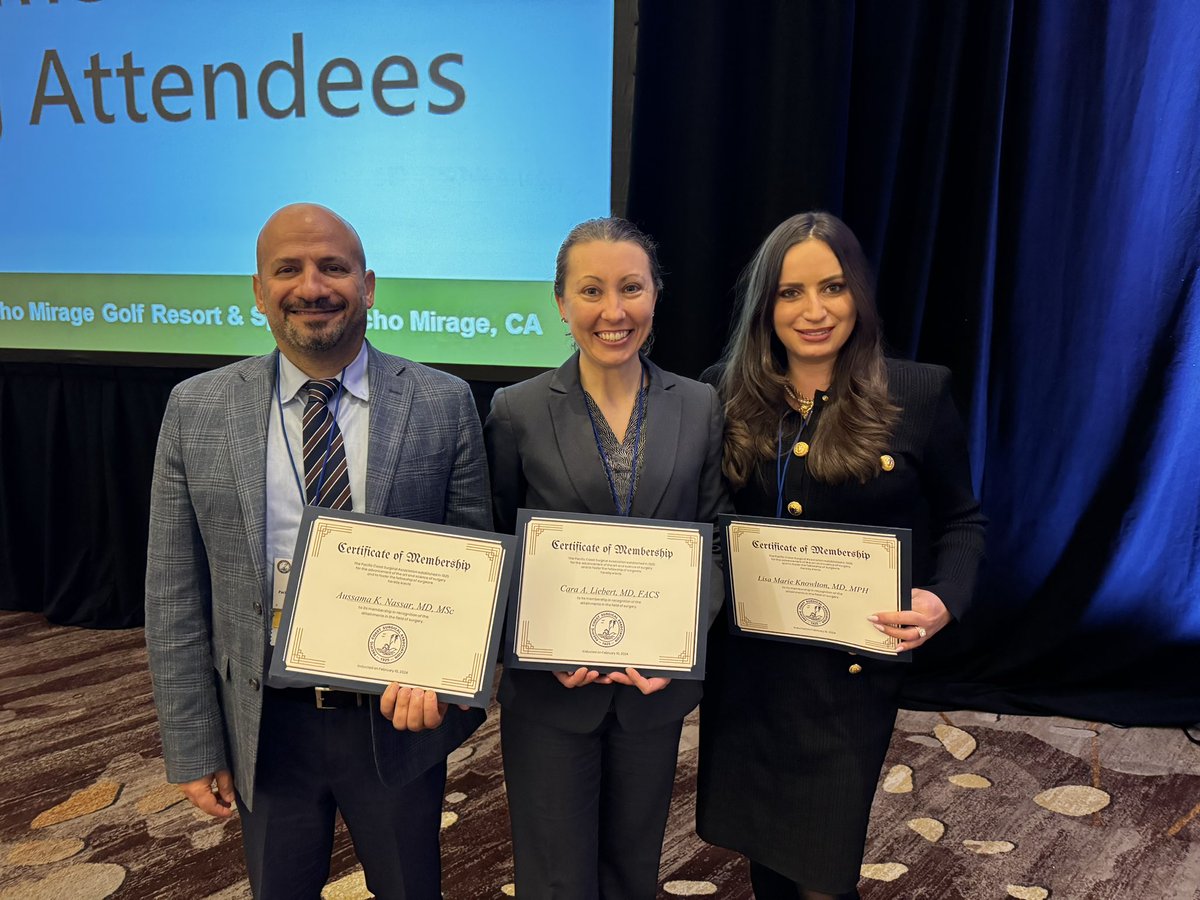 Congratulations to new PCSA members: @LiebertCara, @aussinassar, @lisaMknowlton, Drs. Faraz Khan, & Kazunari Sasaki @StanfordGenSurg @StanfordPedSurg @StanfordAbdTxp #PCSA2024