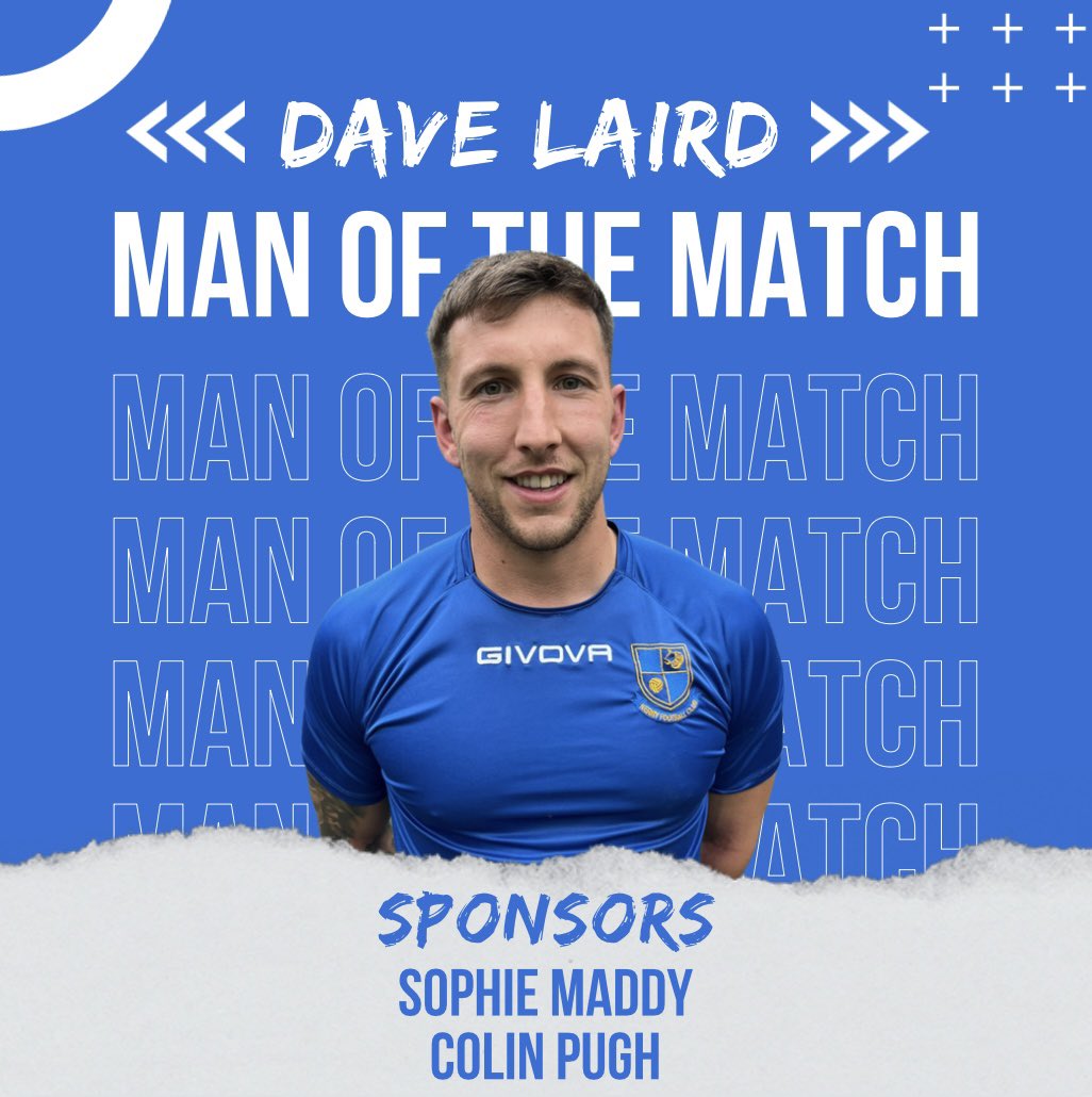 Kerry_LambsFC's tweet photo. MOTM 🍾

A big shift from Lairdy today, solid defensively but a massive threat going forward, grabbing himself an assist in the process! ⚪️🔵 https://t.co/wfg2XdOhrI