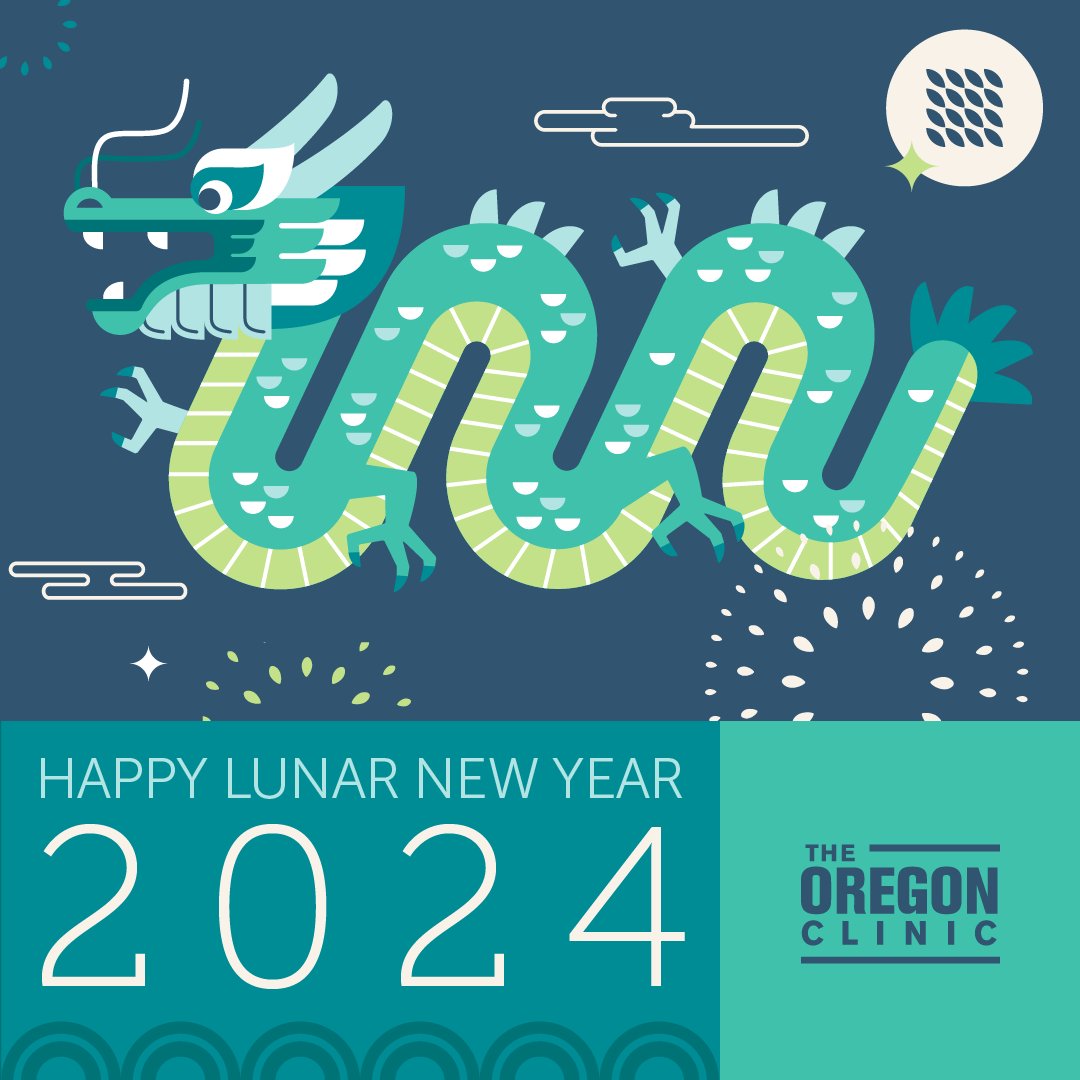 The Oregon Clinic wishes you prosperity and joy as we welcome the Year of the Dragon! #lunarnewyear #yearofthedragon