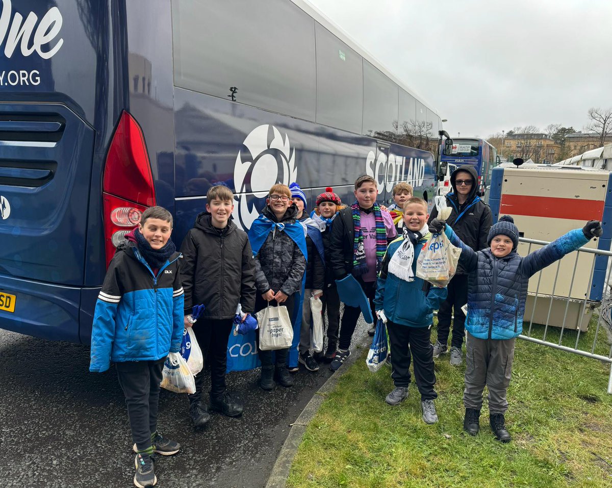 Scotland V France was an exciting day out at Murrayfield, the first time for most. The pupils were a credit to themselves and Menstrie PS, and was a day of making memories 🏴󠁧󠁢󠁳󠁣󠁴󠁿🏉