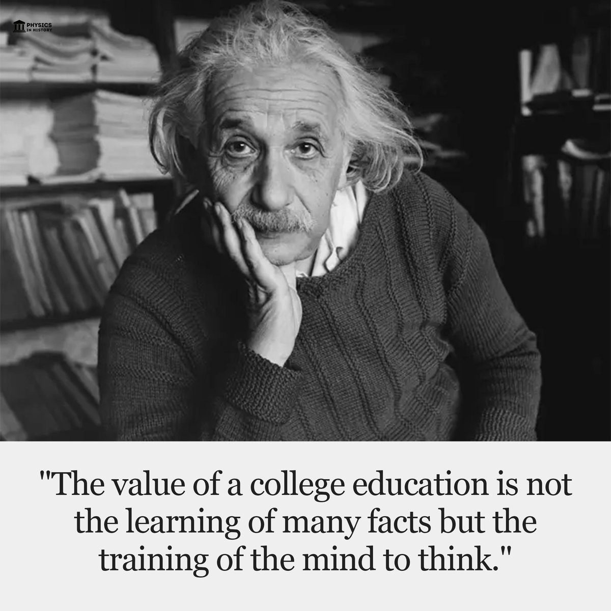#Educación 🤓
"Su valor no es enseñar muchos hechos, sino entrenar a la mente a pensar", Albert
#Universidad #College #CollegeStudent #Collegelife