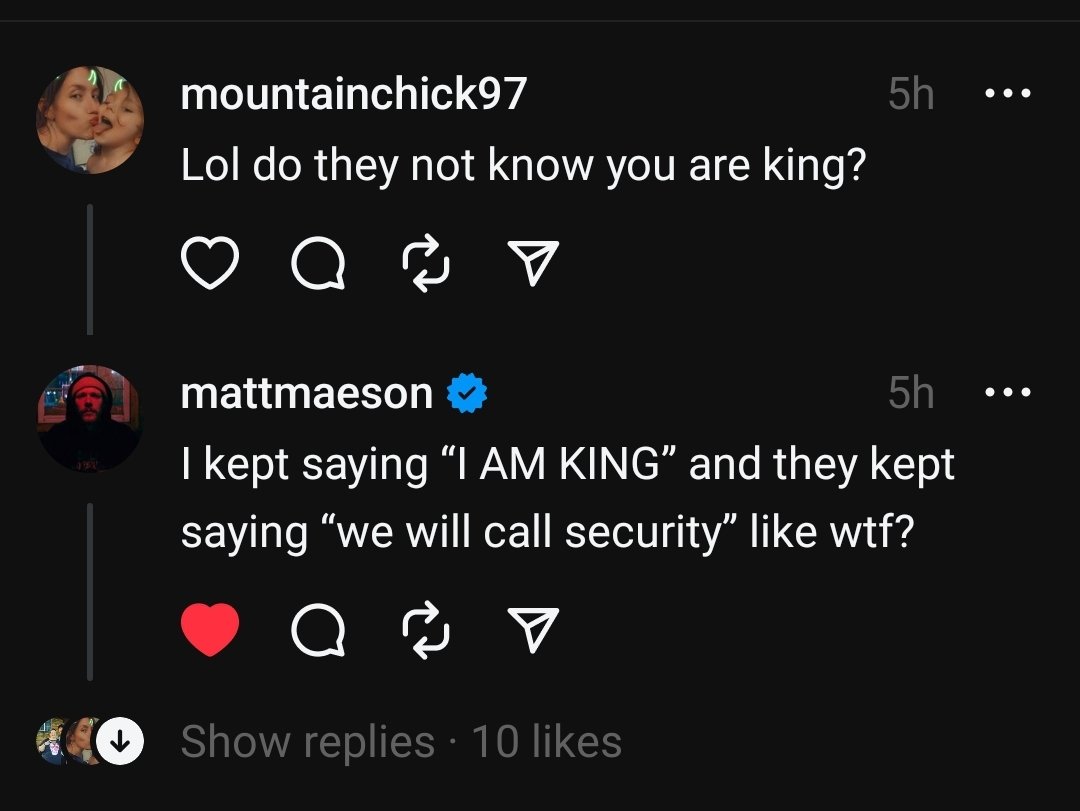 MaesonUpdates's tweet photo. Some funny SS from the old Ricky days while we wait for Matt to return from the war 😔👊 https://t.co/Jtr5OPgqfp