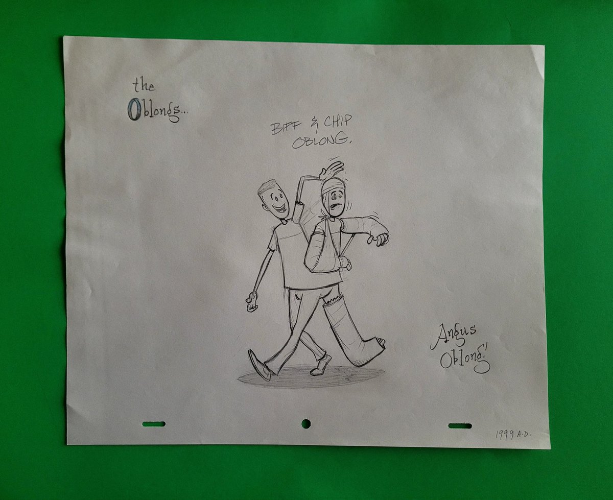 angusoblong's tweet photo. A lot more development art available at https://t.co/cNEb6jt3Yt! Drawn a billion years ago. Original artwork. Pencil on animation paper. 
Also check out my Art Prints while you're there! Signed &amp; personalized upon request. I love you. https://t.co/pvwJaEK7yM