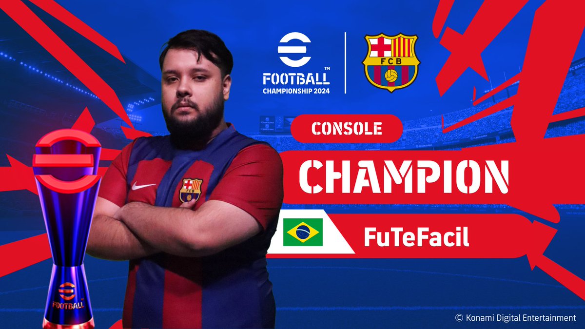 A big applause for the winners of the #eFootballChampionship FC Barcelona Club Finals!
👉 @futefacil10
👉 @lacasaa__15

Congrats! See you in Tokyo! 🗼

Watch again the stream here ⬇️
youtube.com/live/R-hb_sitm…

And check all the results at ⬇️
bit.ly/42xIbNN

#BeChampions