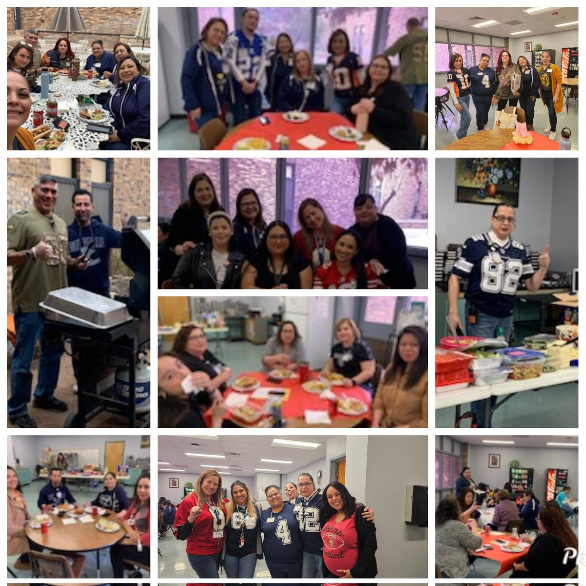 zeila_wittke's tweet photo. Lancaster's Super Bowl Celebration because nothing says TEAM spirit like our #AztecSquad! 🏈💙🏈 #THEDISTRICT #OneSchoolOneTeam #AztecsMakingADifference https://t.co/gDLPsH4q5x