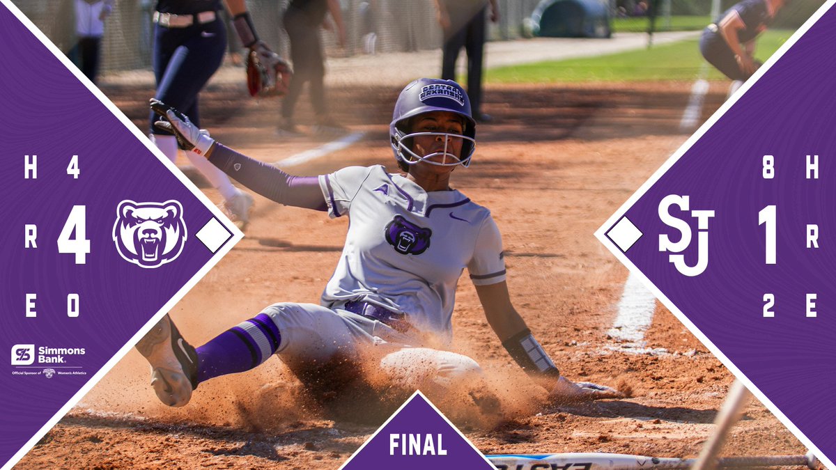 Final | BEARS WIN! Bailie Runner tosses the complete effort and we pick up our first win of the season! #BearClawsUp