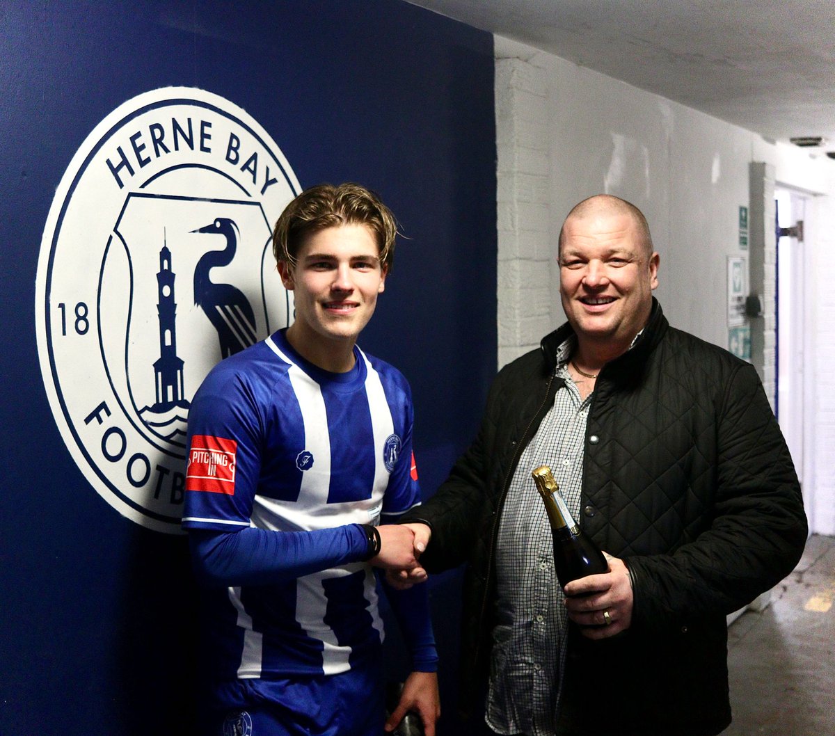 HerneBayFC's tweet photo. Today's player of the match chosen by match sponsor @willbarnesltd  is @archieeburnett

#WeAreTheBay 💙 https://t.co/xl9kpJWQt9