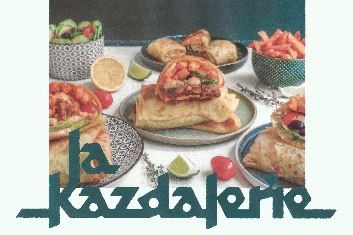 vincenlac's tweet image. Logotype pour La Kazdalerie — le nouveau snack de @Zack_Nani qui a ouvert aujourd'hui !