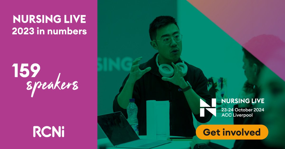 This October @rcni returns with #NursingLive, a professional and personal development event for everyone in nursing from students to senior leaders. Contact our team to see how you can be a part of this event - nursinglive@rcni.com or visit nursinglive.com #Nursing