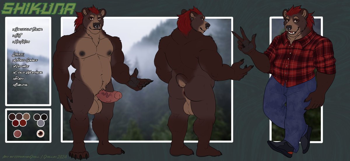 HypemanQuill's tweet photo. Ref sheet and design done for @RexTheWolf7! https://t.co/9oZjmI9qve
