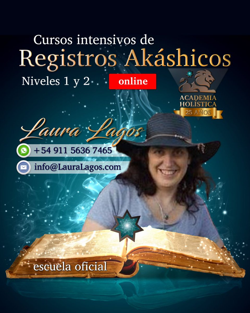 regAkashicos's tweet photo. Conducidos por Laura Lagos ❤️
💬 WhatsApp:   +54 9 11 5636 7465
✉️ Email:   info@LauraLagos.com
👉 +Info:   https://t.co/7dPZuarcz0

#cursos #intensivos #LauraLagos #RegistrosAkashicos #AcademiaHolistica https://t.co/kRBpa1T3Re