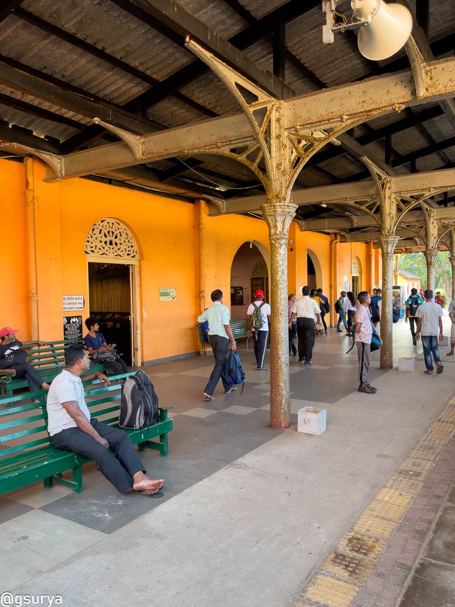 gsurya's tweet photo. The British era train stations in #Colombo seem frozen in time... manual ticketing, schedules and even time-keeping. Absolutely picturesque & nostalgic. #SriLanka #VisitColombo #travel https://t.co/v7Coe9WHzE