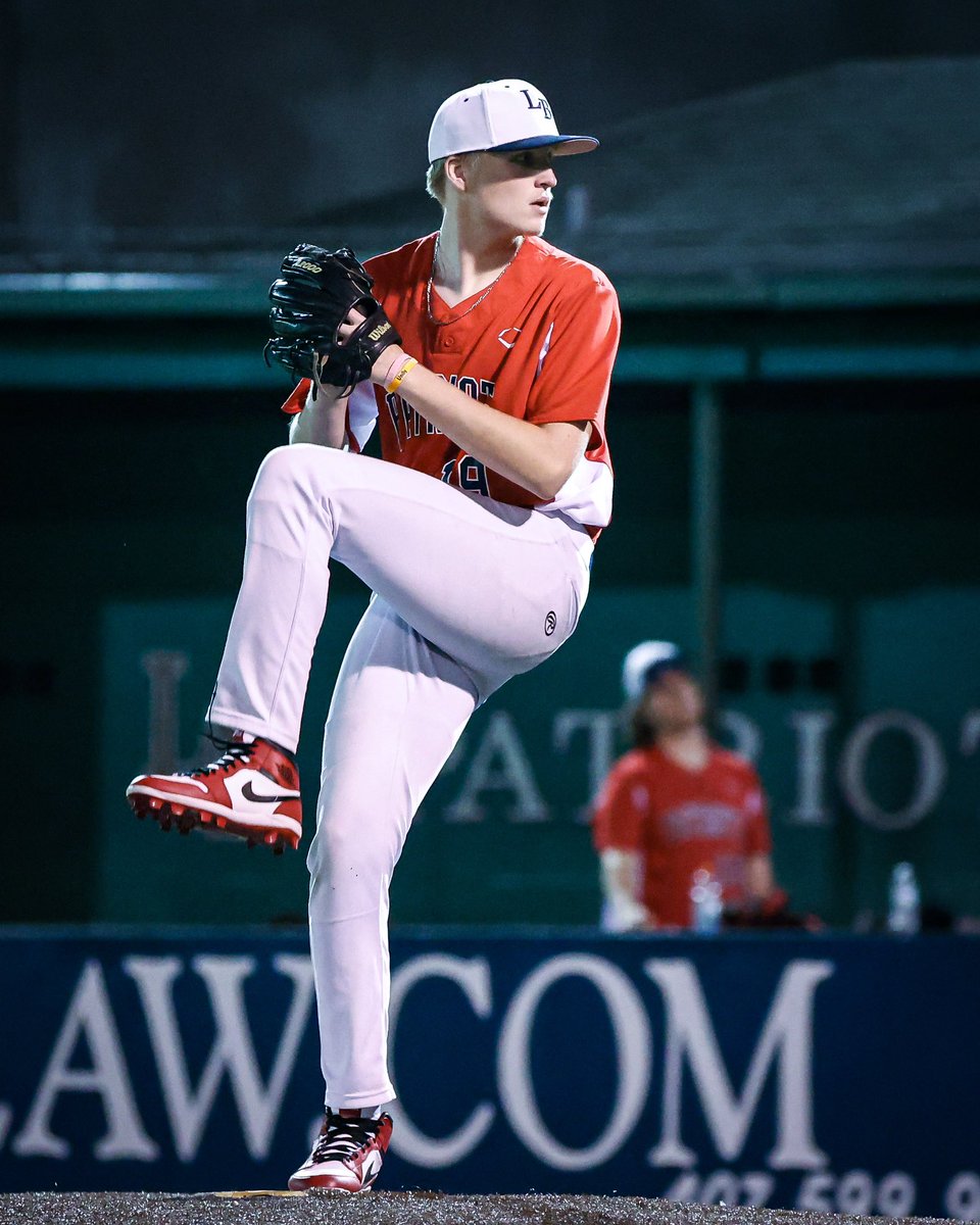 JakobWilson2025's tweet photo. Felt good on the mound last night.
Went 5 innings with 1 ER, 4 hits, 3k’s, 0 walks.
A great team win looking to get more.
@LBbaseballHC https://t.co/4IVctMHEz1