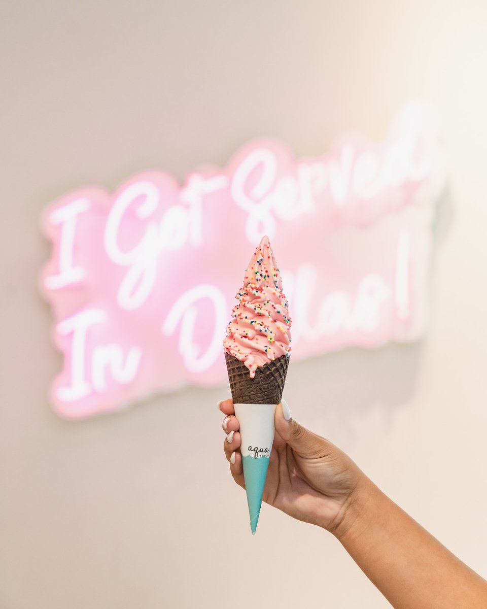 Score big on game day at Aqua S Treat yourself to an ice cream creation from Aqua S and enjoy the sweet victory of a free cone or ice cream shake on gamedays. 🍦🏀🏒✨

*Offer valid on Dallas Mavericks or Dallas Stars home gamedays only.