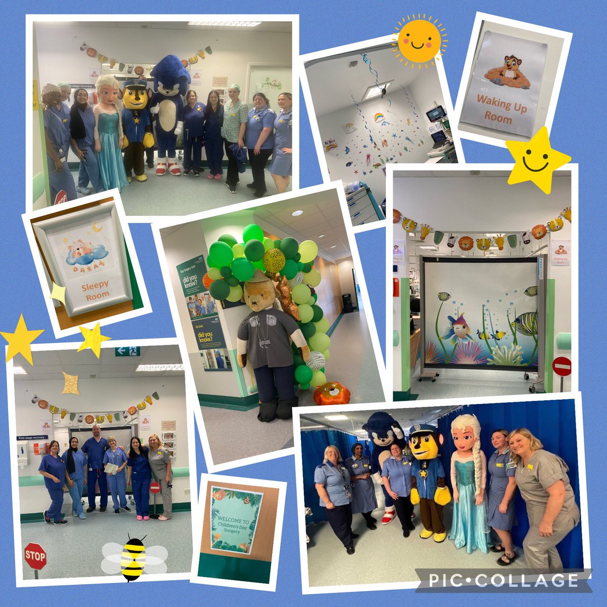 @DudleyGroupNHS we have held our first Super Saturday Paediatric Surgery Day. Transforming the Day Case Unit for CYP to give a fun experience! #amazingteam #kidsareourpriority @matronjack @SaraDavis52 @LucyRozga @KarenAn34868919 @LouiseGarratt1