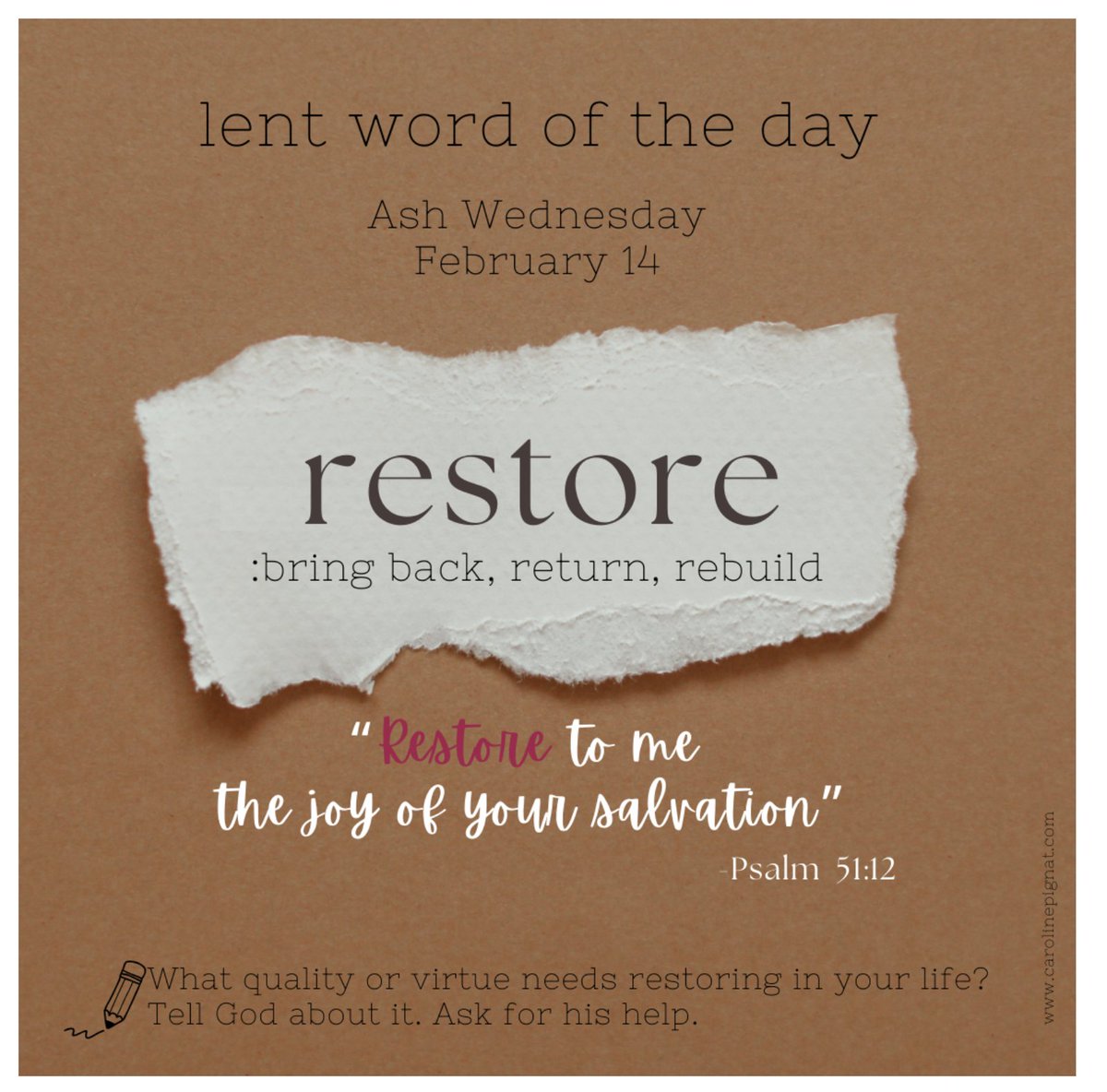 Hey teachers, the word-a-day prompts worked so well with my students during Advent, I made one for Lent. Great way to start the class. Just thought I'd pass it along: GoogleSlides t.ly/G5jug  or Canva Template t.ly/uhS6I to make it your own. <a href="/ocsbRE/">@ocsbRE</a>