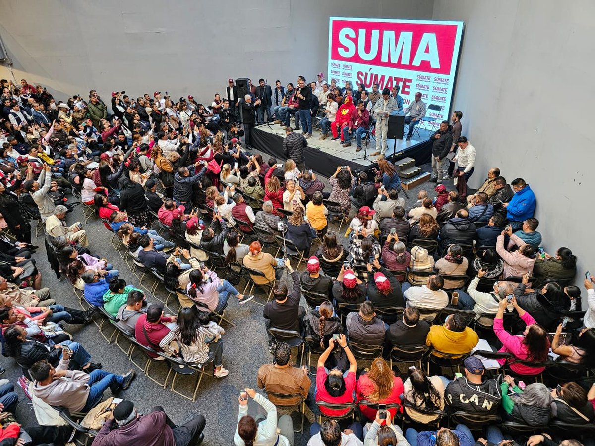 sumasociedad's tweet photo. Con gran alegría celebramos la 1er Asamblea Nacional de SUMA, qué gran encuentro con amigas y amigos de los estados de la república y CDMX compartiendo los mismos ideales y ganas de fortalecer la transformación https://t.co/FtUbrcoC8K