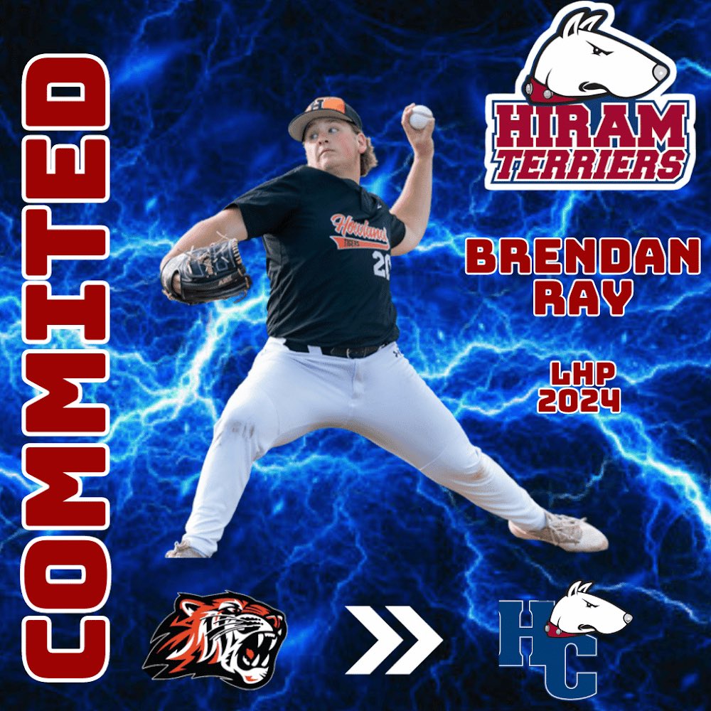 BrendanRay1120's tweet image. COMMITTED 💙❤️ I’m happy to announce my commitment to further my athletic career to play baseball at Hiram College. I’d like to thank everyone who has been a part of my journey. Most importantly, I would like to thank Coach Brua and Coach Nordquist for giving me this opportunity.