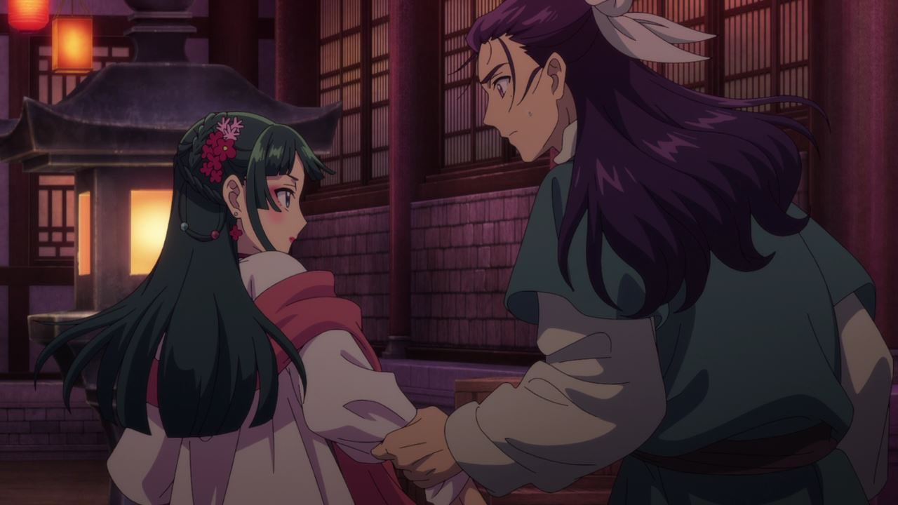 薬屋のひとりごと】第33話part3 壬氏と猫猫 運命の因縁を