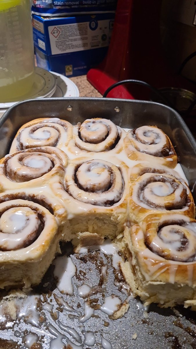 Not too shabby for a first attempt at cinnamon buns