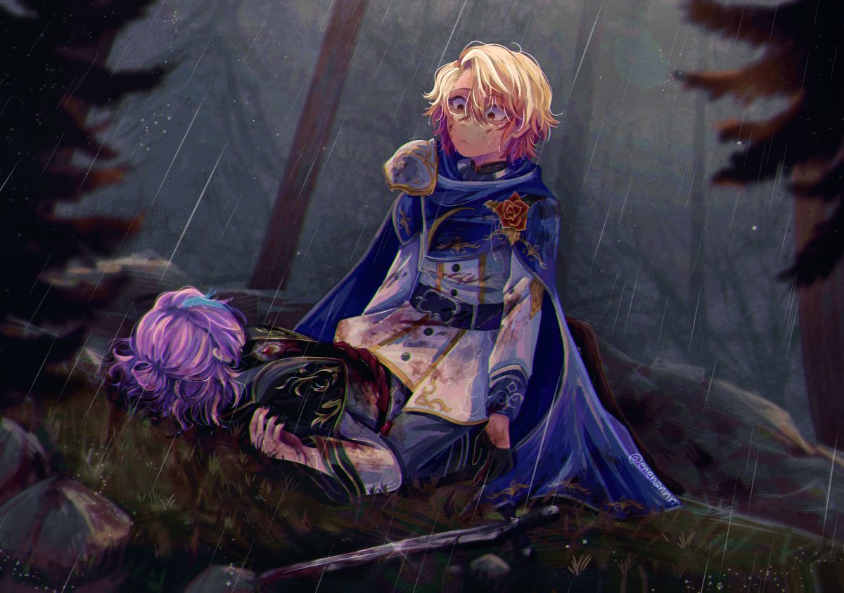 enenannn's tweet photo. cw blood 
sorcevalier (つ´∀｀)つ
#Prsk_FA #ruikasa https://t.co/lGumuZDcoS
