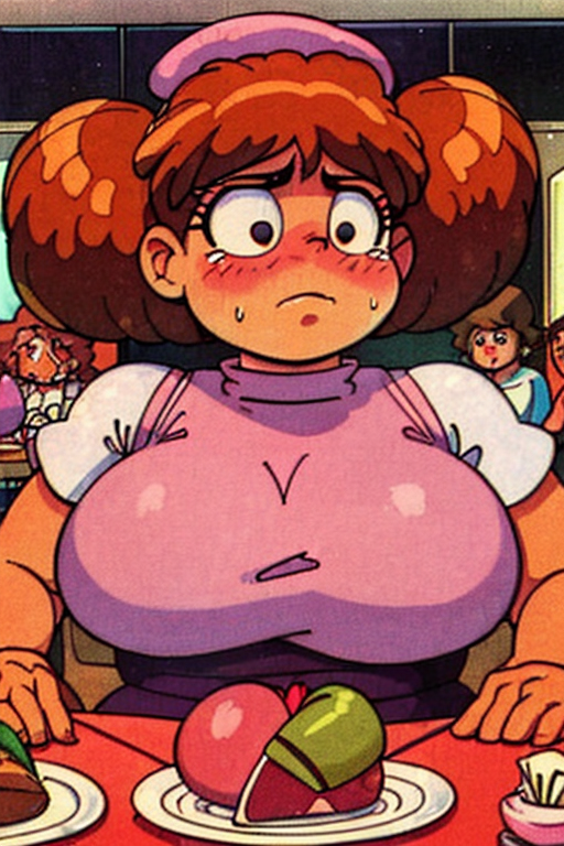 TheFoodMage's tweet photo. When ur on a diet but ur an anime fat lady!
I'm bringing back the retro style with my newest anime model ^^
#anime #retro #animegirl #automatic1111 #fatlady https://t.co/Awo3Mgq8cs