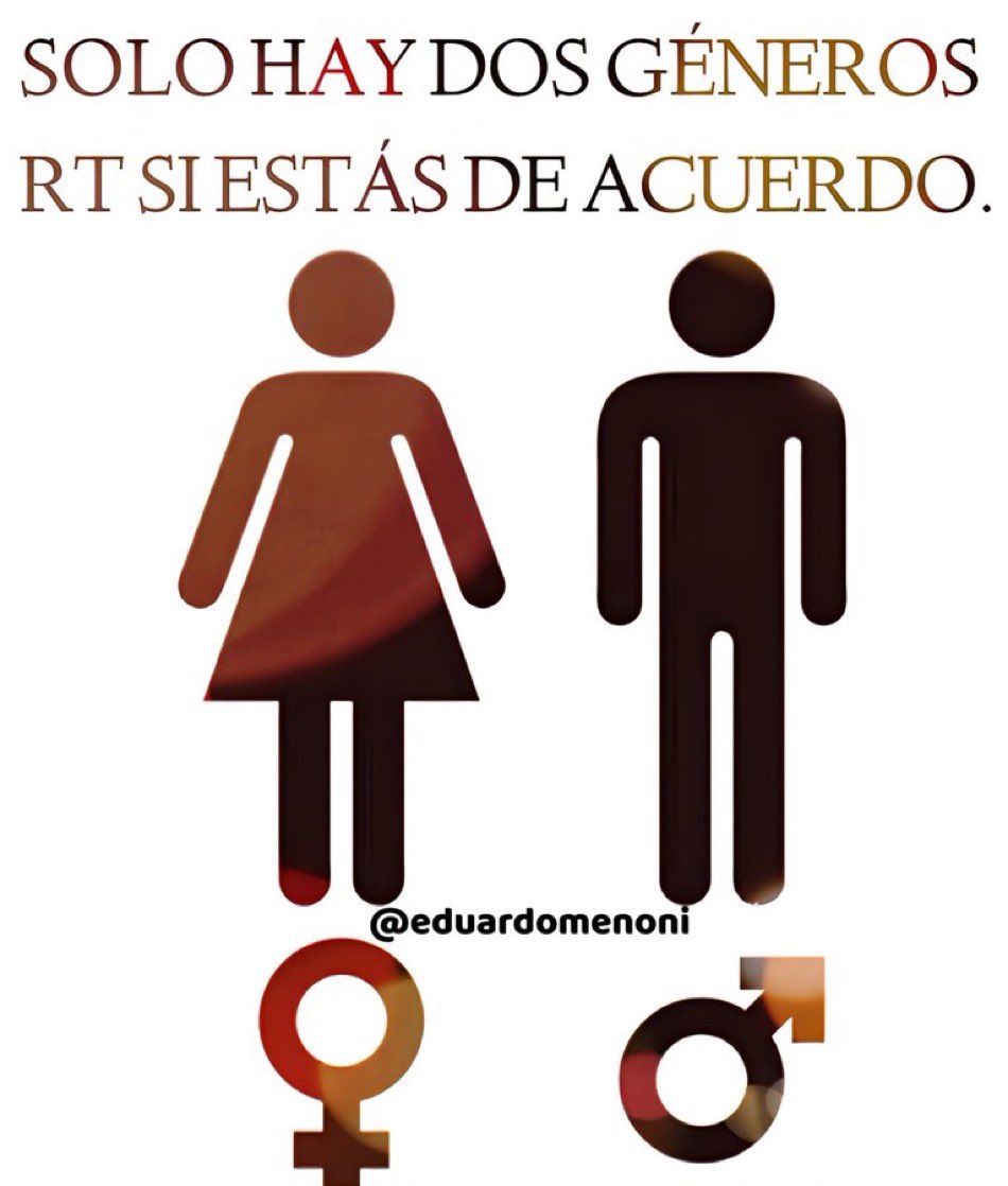 🚨| Solo existe el hombre y la mujer, lo demás es fantasía progre del Lobby LGBTIQ. ¿Estás conmigo? 🔥