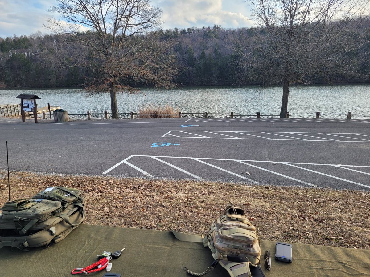 kd3mad's tweet photo. Packing up after a fantastic #POTA activation at K-1376. Little Buffalo State Park Newport, PA. Picnic by the lake!
#panicatthepark #hamradio #AmateurRadio https://t.co/fxGV4Qcjp8