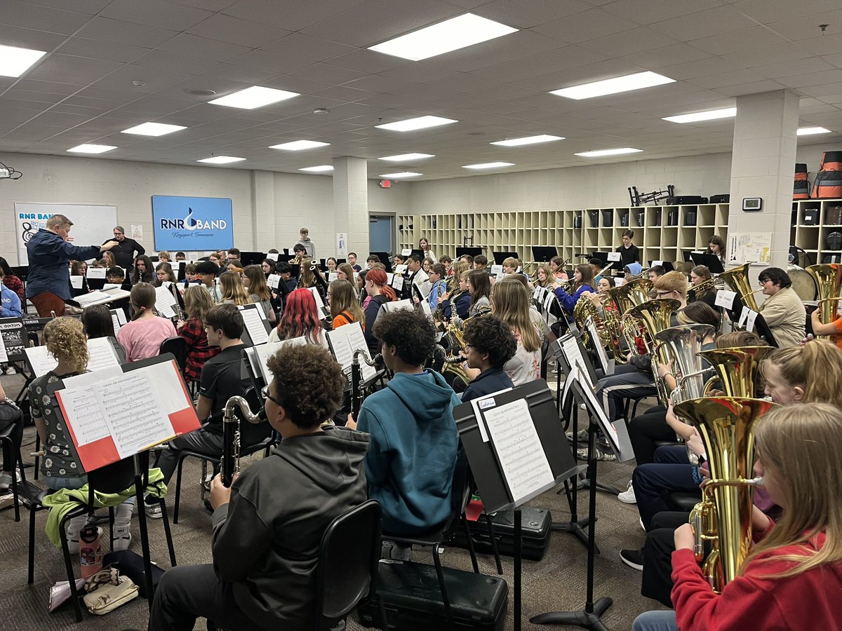 SevierMSband's tweet photo. Sevier Band at the 2024 Jr. Clinic Honor Band ❤️ https://t.co/Rt4YjjWQd0