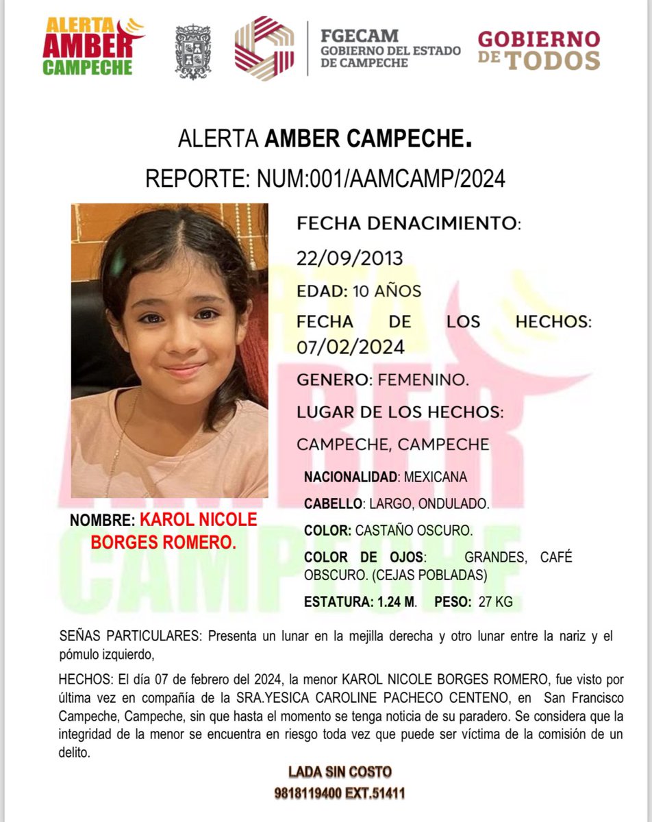 AAMBER_camp's tweet photo. Ayudemos por favor !!! Aún no está localizada !! https://t.co/3QkYwjwnnk