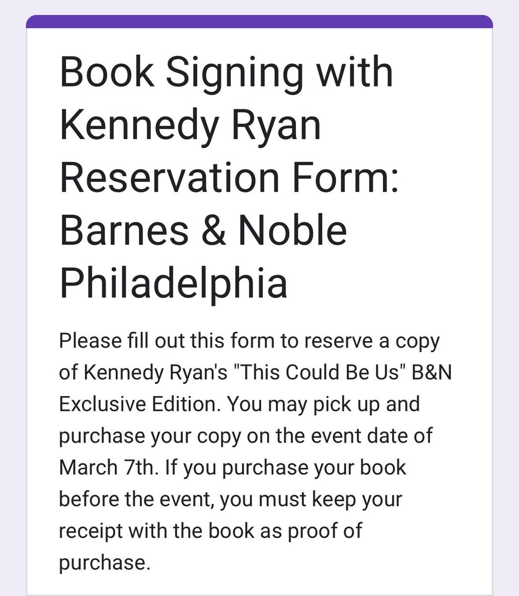 Philly update. It appeared at first that you could just show up for Philly, but you now need to register. 5 of the This Could Be Us tour stops have now sold out in less than 24 hours so do not sleep on this.  

Register here: docs.google.com/forms/d/e/1FAI…