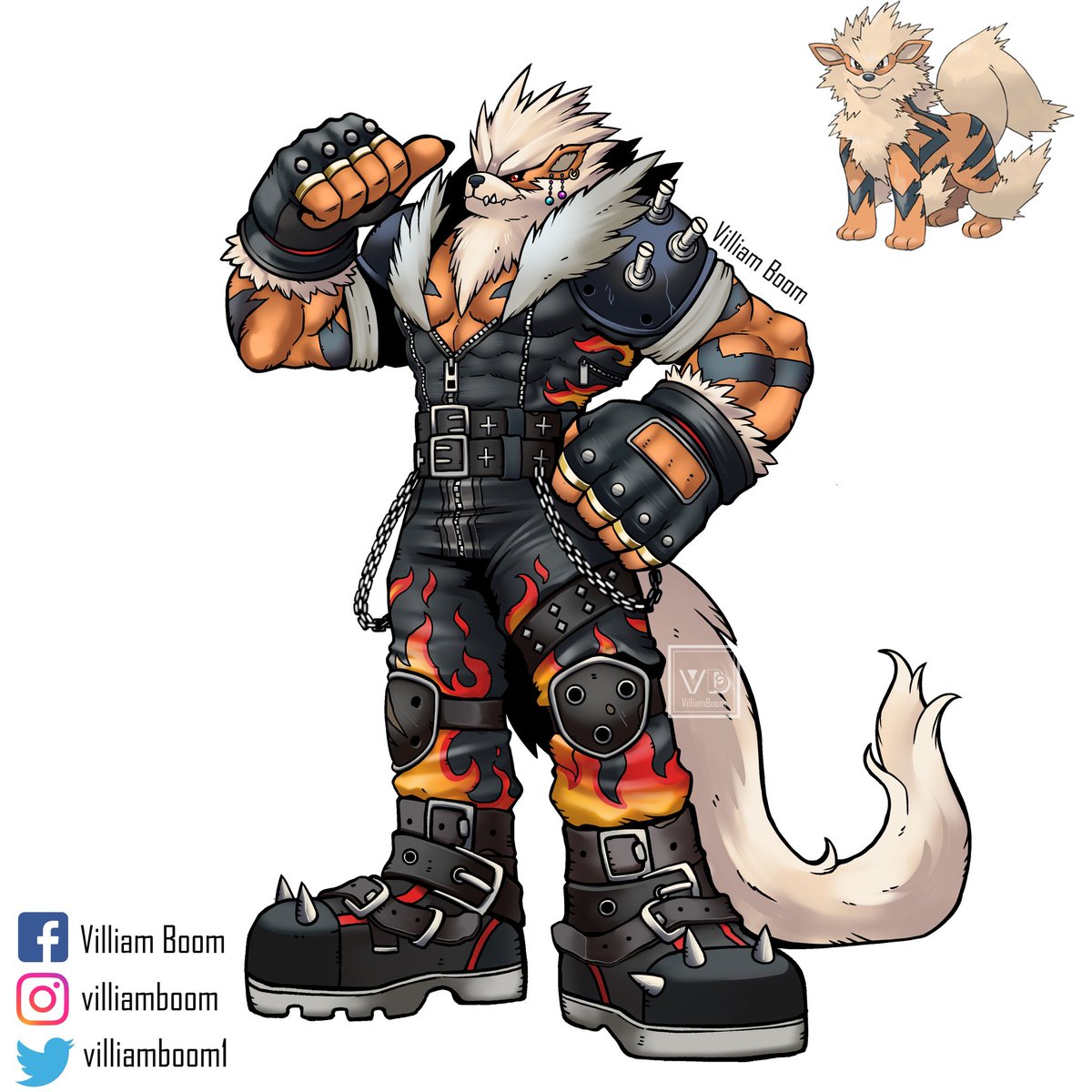 FurroArcanimon FurroArcanimon is a natural leader. He often teams up with other Digimon who follow his orders in combat, and rarely fights alone despite being a great fighter. His special attack, Screamo Roar, deafens his enemies while engulfing them in fire. #arcanine…