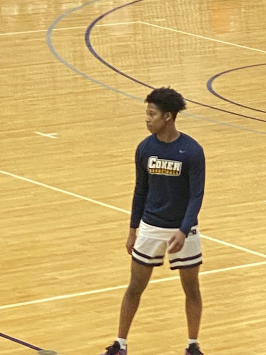 Here at Coker University supporting one of our very own Jevon Brown!#wearewilson#love