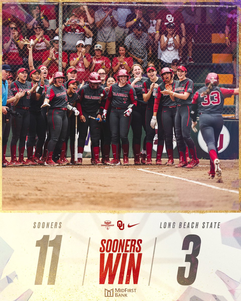 𝐁𝐀𝐋𝐋𝐆𝐀𝐌𝐄. Four Sooner home runs and a dominant relief effort from @karlie_keeney earn us a 4-0 trip to Puerto Vallarta! #ChampionshipMindset