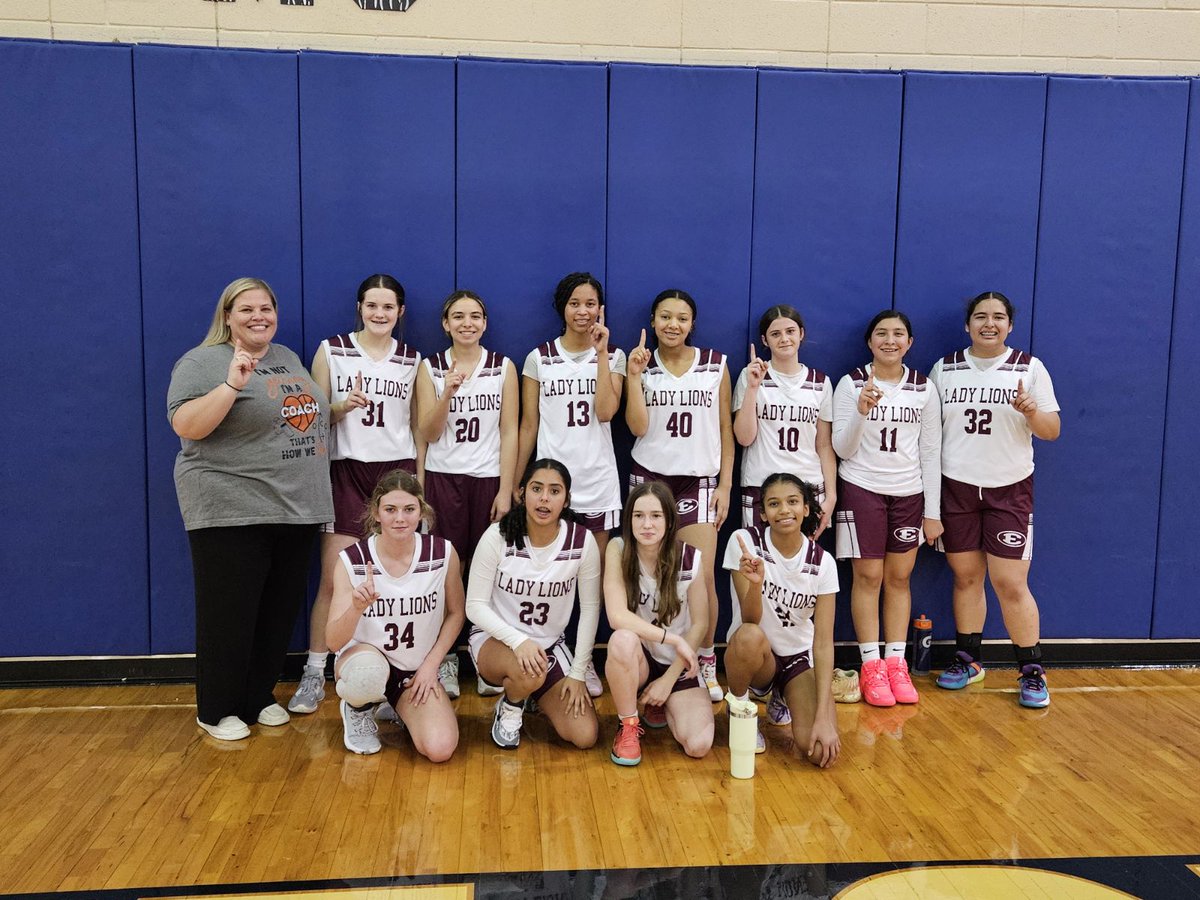 EJHS 8th grade Maroon Team are the Silver Bracket Champions! We are so proud of these young ladies and the work they have put in this season! 🦁🏀