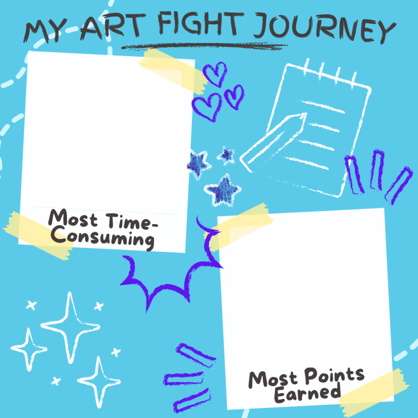 theartfight's tweet photo. Hello Art Fighters, let's take a blast to the past! 

We created some templates for you to share your art journey through previous Art Fight attacks. Feel free to fill them out and tag us!  Transparent images can be found below 💙

We can't wait to see everyone's journey so far! https://t.co/8sjWf6amgy